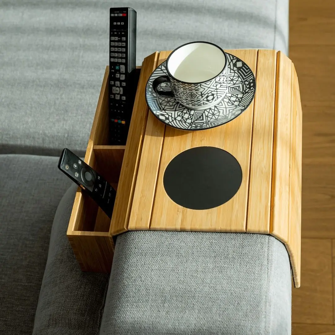 Органайзер на подлокотник дивана Tempo Kondela Vise (Bamboo)