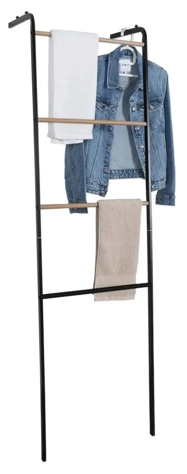 Вешалка-лестница Tempo Kondela Buby (Black) - 3