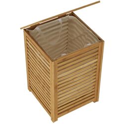 Cos pentru rufe Tempo Kondela Basket (Bamboo/Beige) Thumb