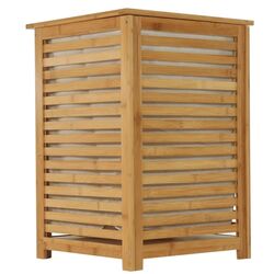 Cos pentru rufe Tempo Kondela Basket (Bamboo/Beige) Thumb