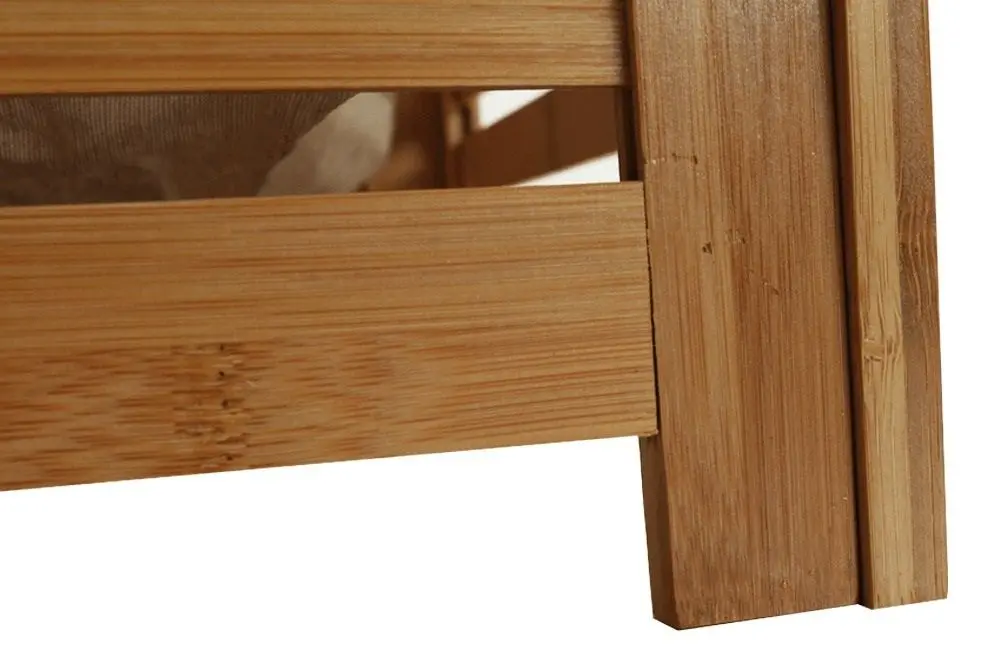 Cos pentru rufe Tempo Kondela Basket (Bamboo/Beige) - 7