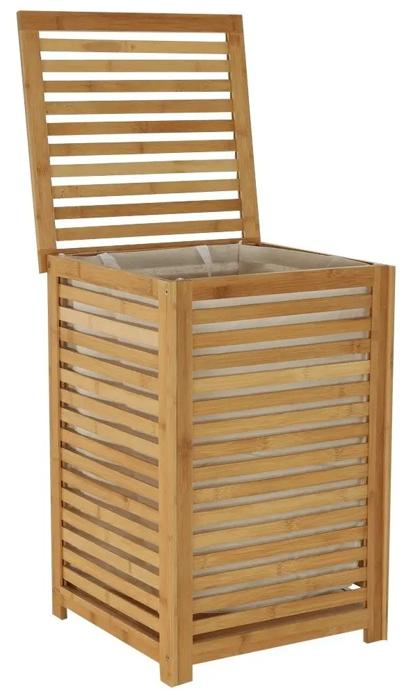 Cos pentru rufe Tempo Kondela Basket (Bamboo/Beige)