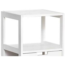 Этажерка с корзиной для белья Tendance Miami 36x33x98cm (White) Thumb