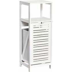 Etajera cu cos pentru haine Tendance Miami 36x33x98cm (White)