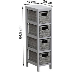 Комод Tendance 17x24x64.5 (Grey) Thumb