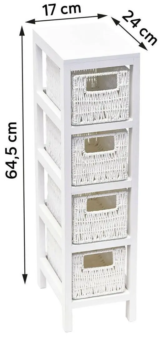 Комод Tendance 17x24x64.5 (White) - 2