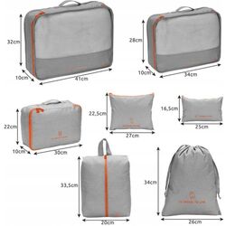 Набор органайзеров Trizand 23111 (Grey/Orange) Thumb