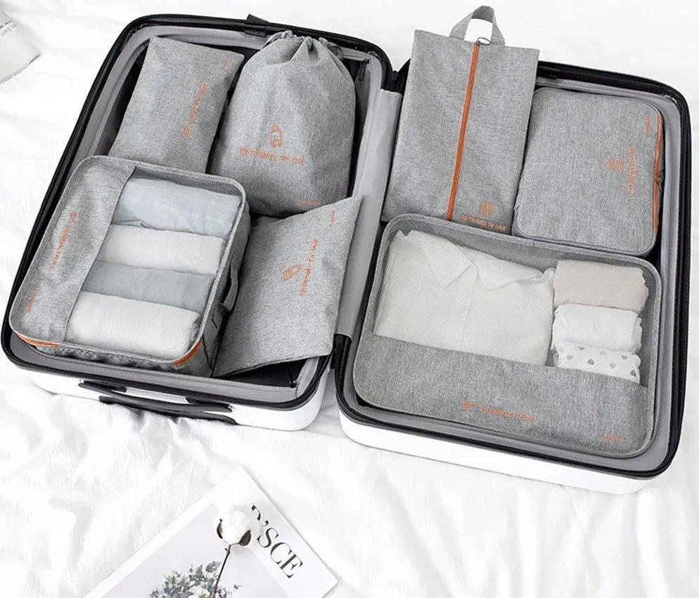 Набор органайзеров Trizand 23111 (Grey/Orange)