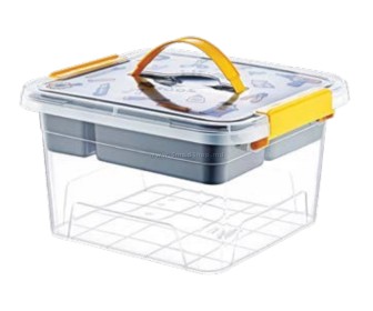 Organizator Turan TRN-164-03 (Transparent/Yellow)