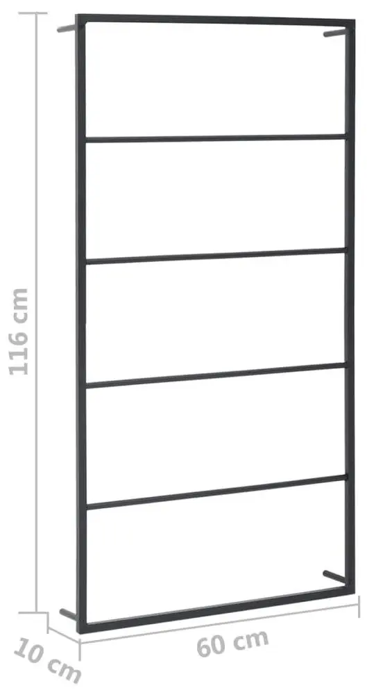 Держатель для полотенец VidaXL 336120 (Black)