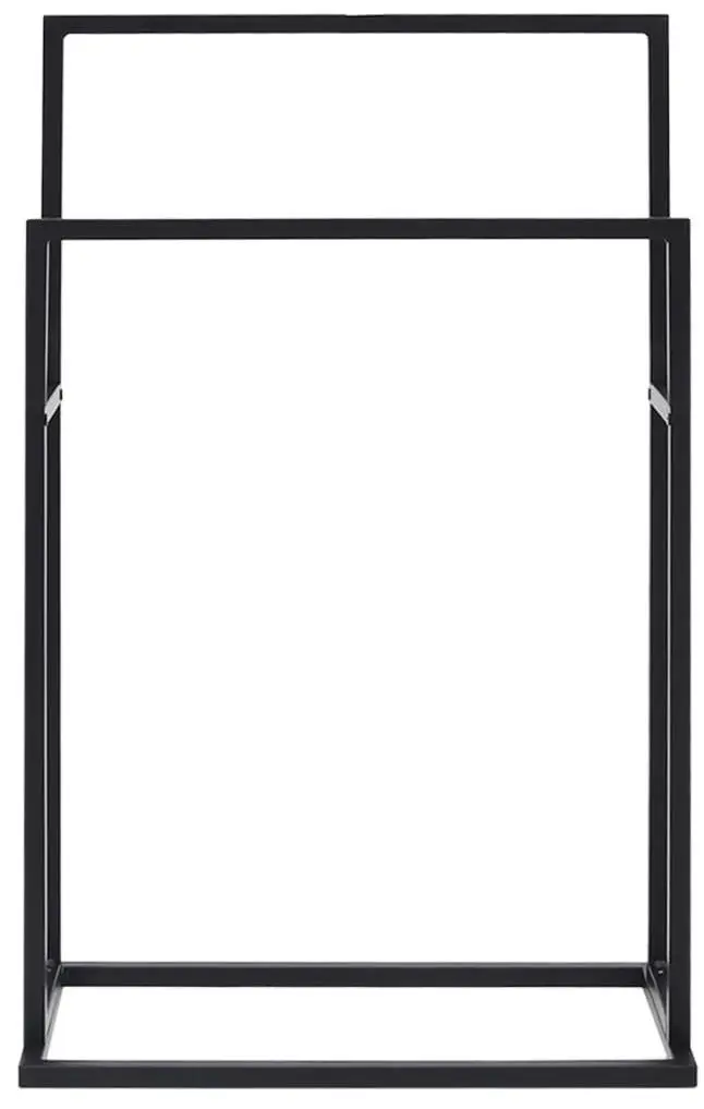 Suport pentru prosoape VidaXL 336127 (Black)