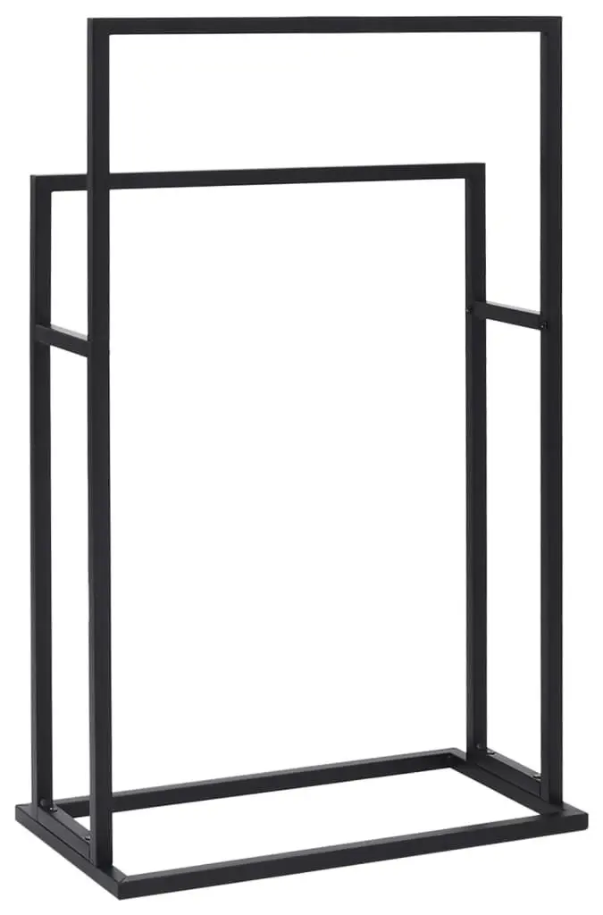 Suport pentru prosoape VidaXL 336127 (Black)
