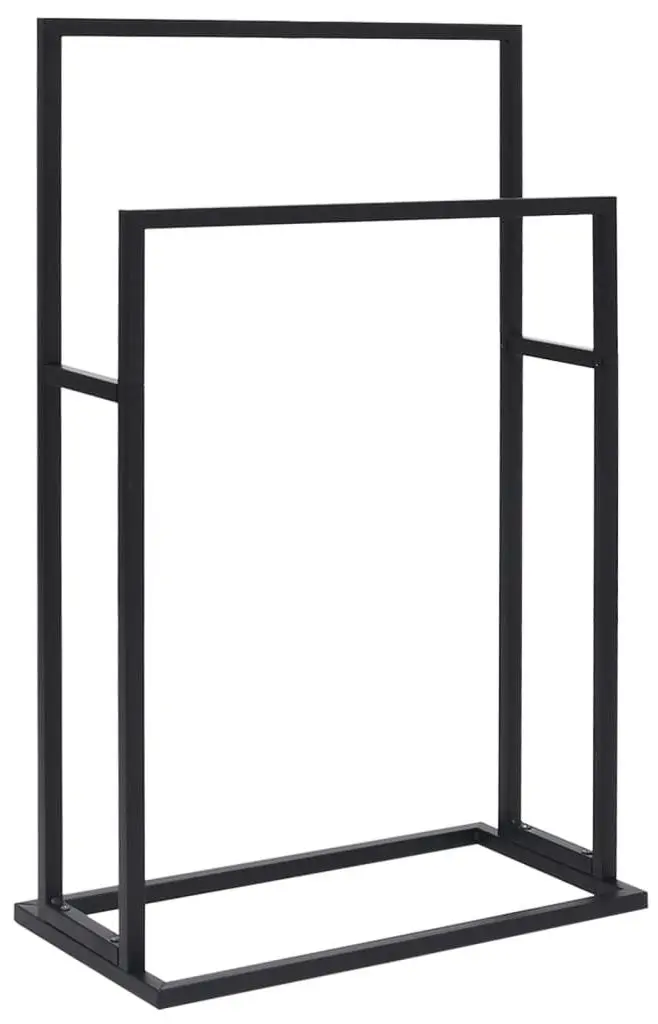 Suport pentru prosoape VidaXL 336127 (Black)