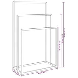 Suport pentru prosoape VidaXL 343091 (White) Thumb