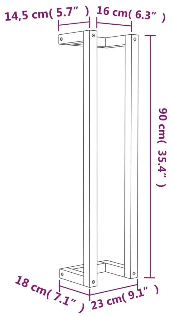 Держатель для полотенец VidaXL 822398 (White)