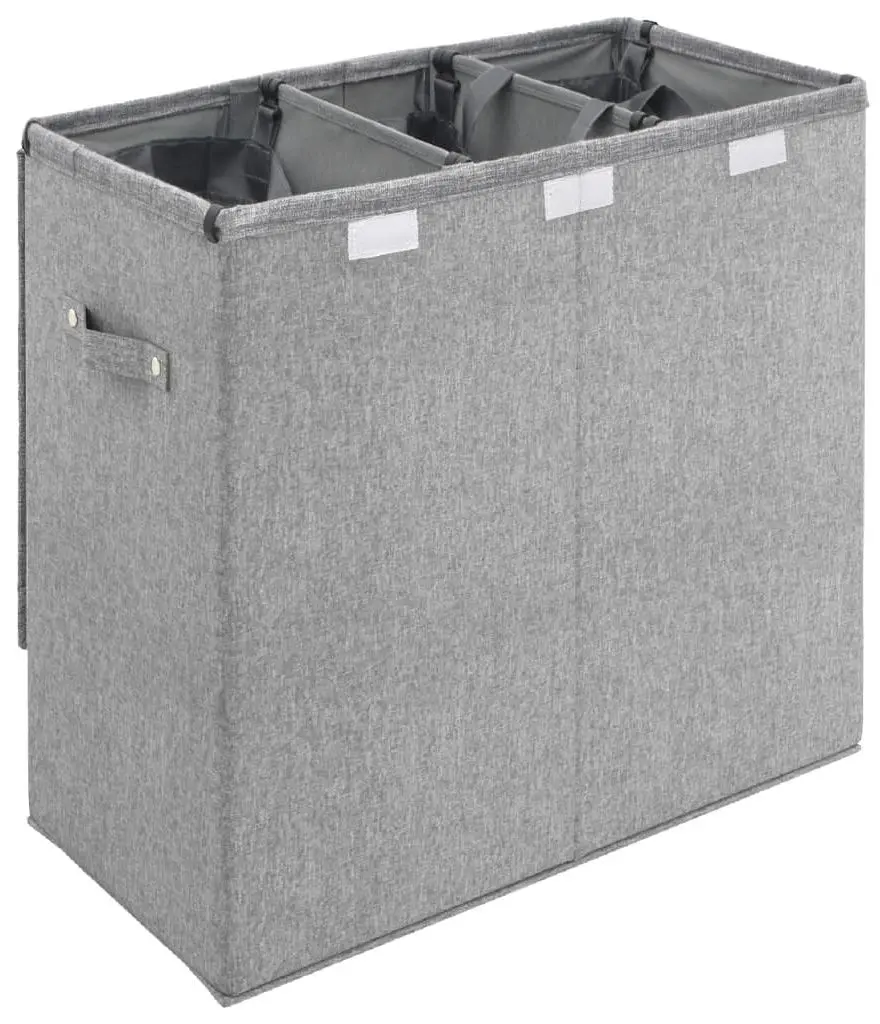 Cos pentru rufe VidaXL 351041 (Grey)