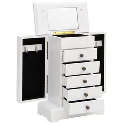 Organizator de bijuterii VidaXL 245753 (White) Thumb