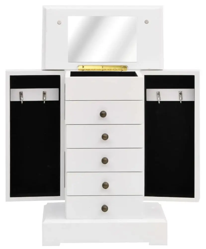 Organizator de bijuterii VidaXL 245753 (White)