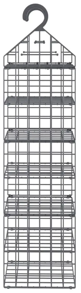 Подвесной органайзер для шкафа VidaXL 344375 (Grey)