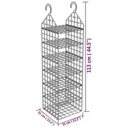 Подвесной органайзер для шкафа VidaXL 344375 (Grey) Thumb