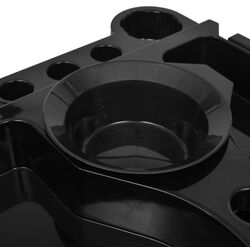 Тележка-органайзер VidaXL 110104 (Black) Thumb