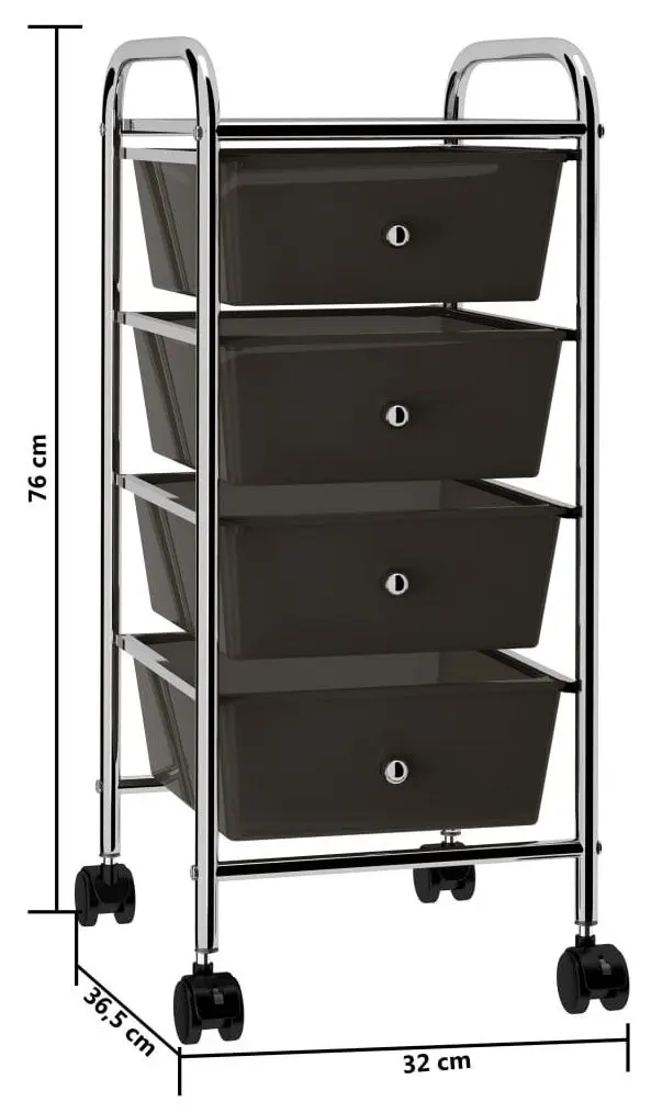 Carucior VidaXL 320398 (Black)