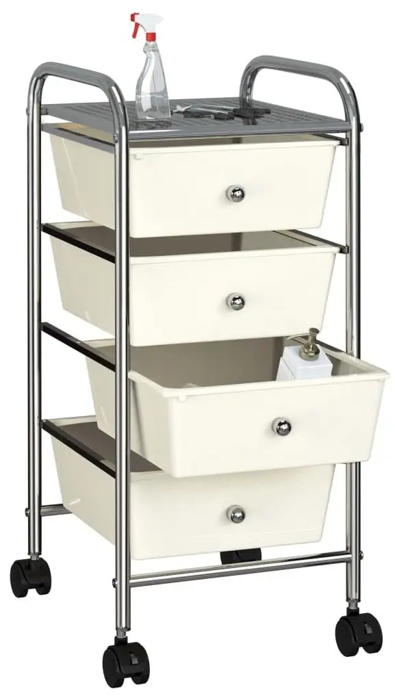 Тележка VidaXL 320399 (White)