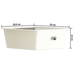 Тележка VidaXL 320399 (White) Thumb