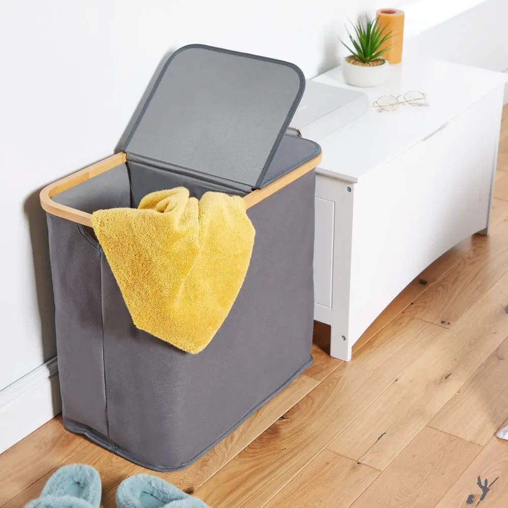 Корзина для белья VonHaus 3008143 (Grey) - 6