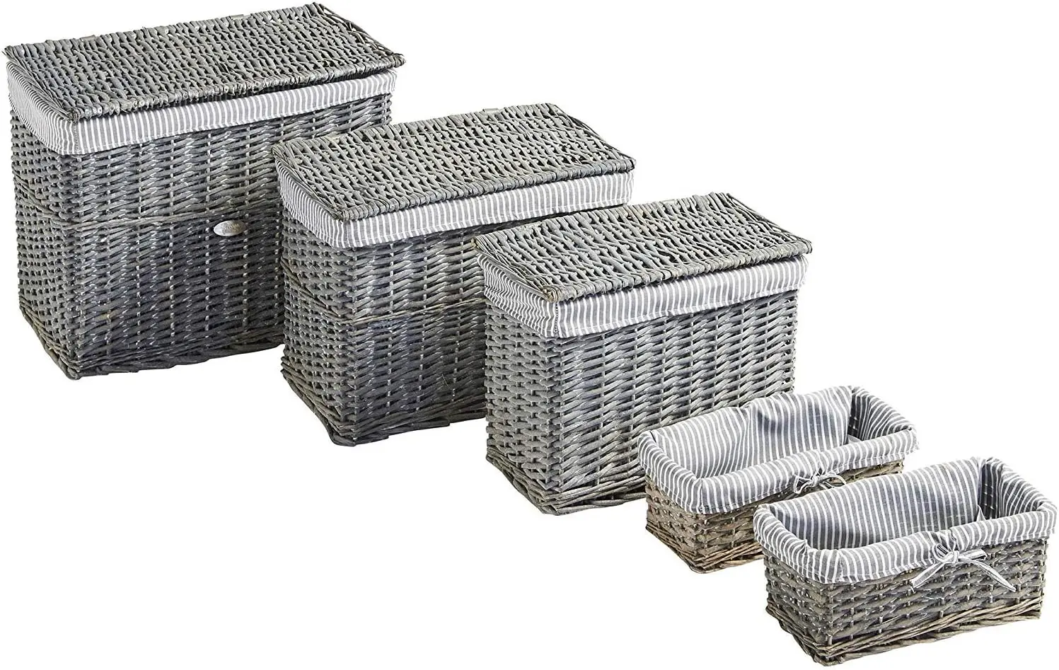 Набор корзин для хранения VonHaus 3000355 (Grey) - 3