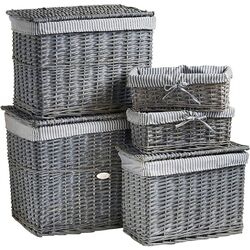 Набор корзин для хранения VonHaus 3000355 (Grey)