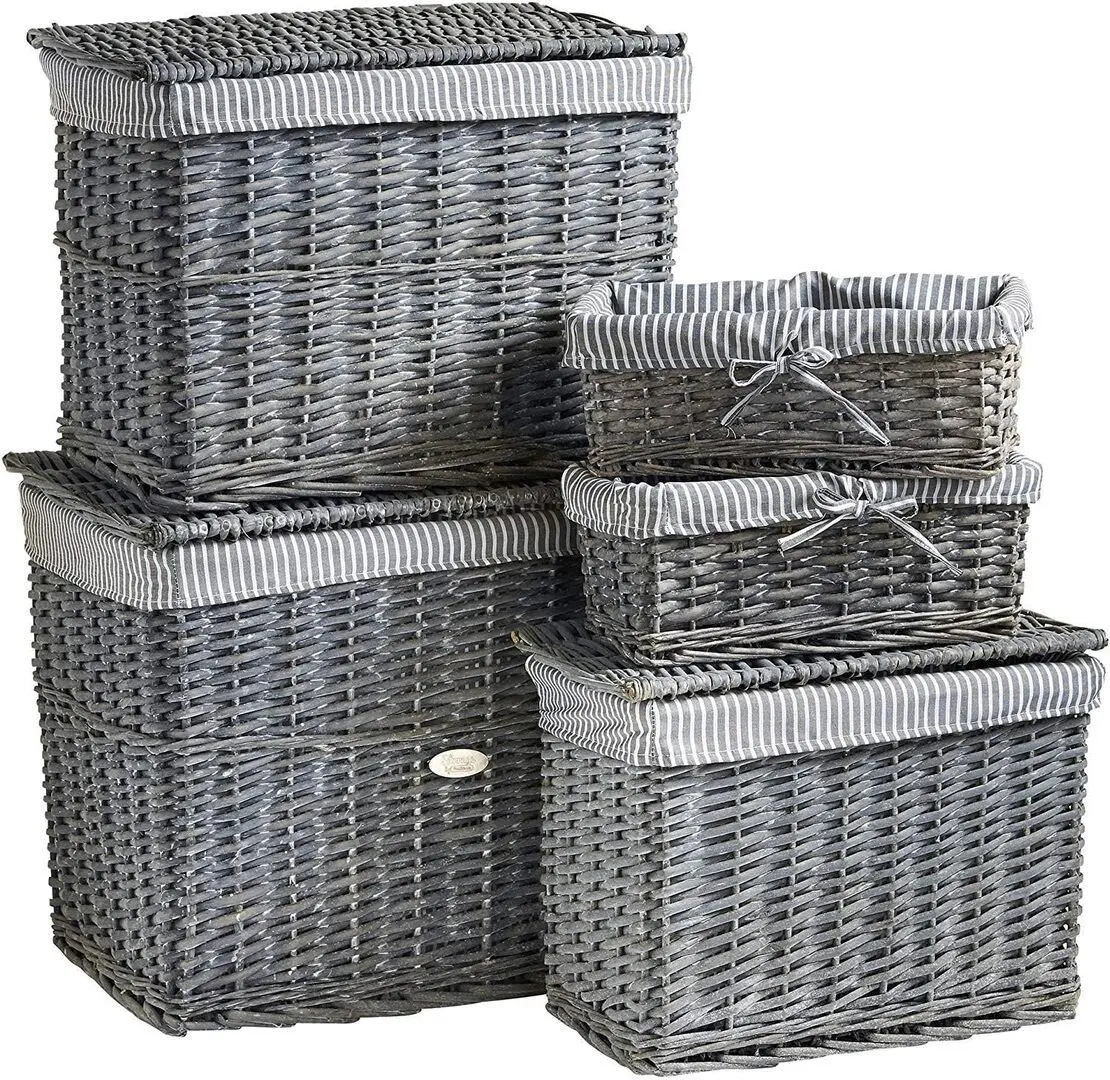 Набор корзин для хранения VonHaus 3000355 (Grey)