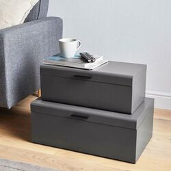 Набор ящиков для хранения VonHaus 4000215 (Dark Grey) Thumb