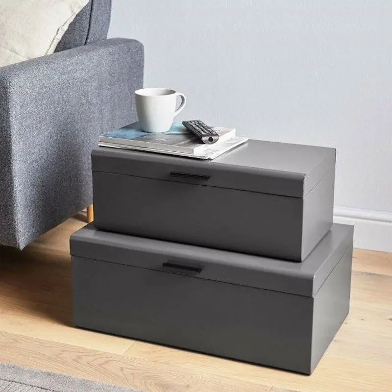 Набор ящиков для хранения VonHaus 4000215 (Dark Grey) - 7