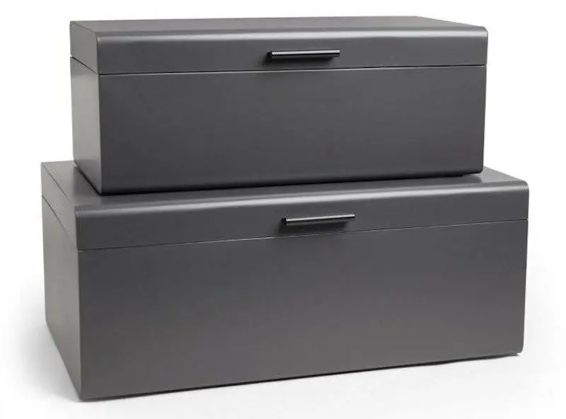 Набор ящиков для хранения VonHaus 4000215 (Dark Grey)