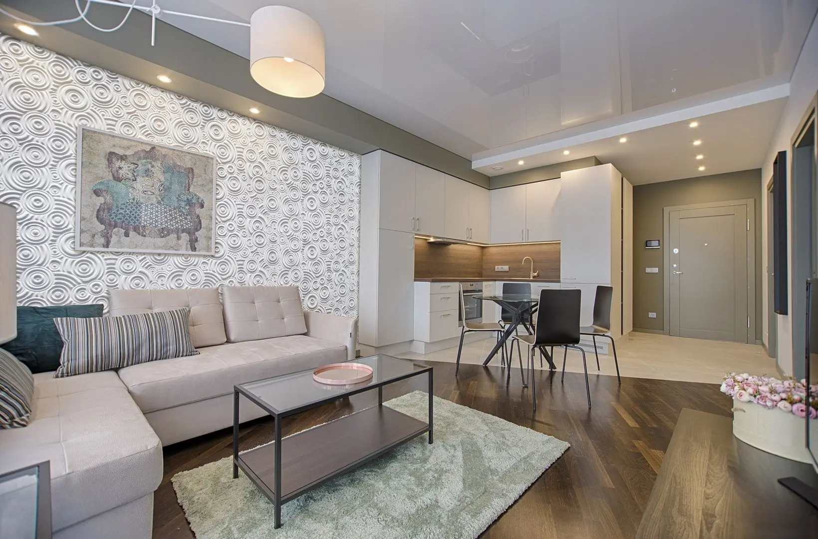 Panou decorativ de perete Klinker House MDF Pannel Nr.4 (White) - 2