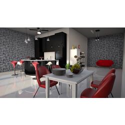 Panou decorativ de perete Klinker House MDF Pannel Nr.4 (White) Thumb