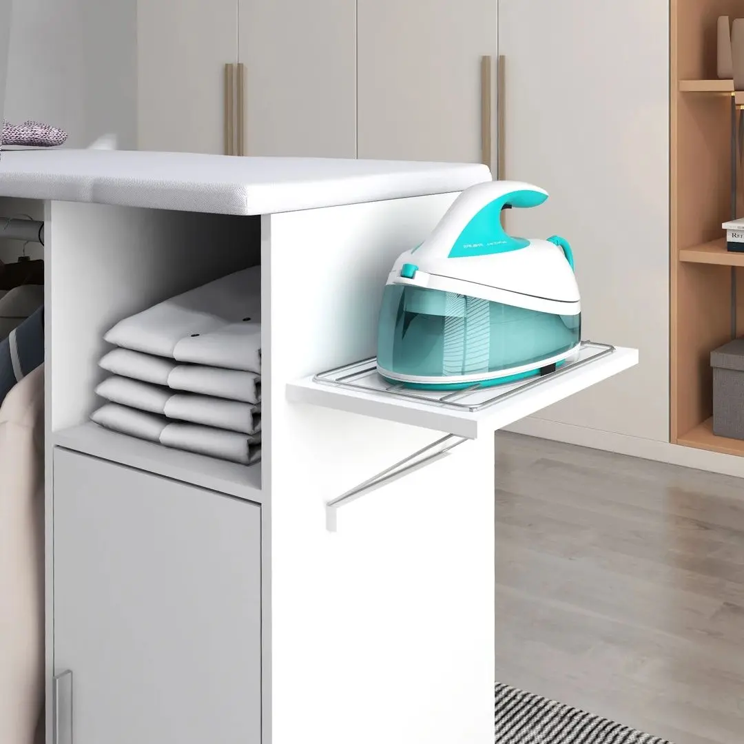 Masa de calcat Homcom 831-639V80WT 127x99x42.5 cm (White)