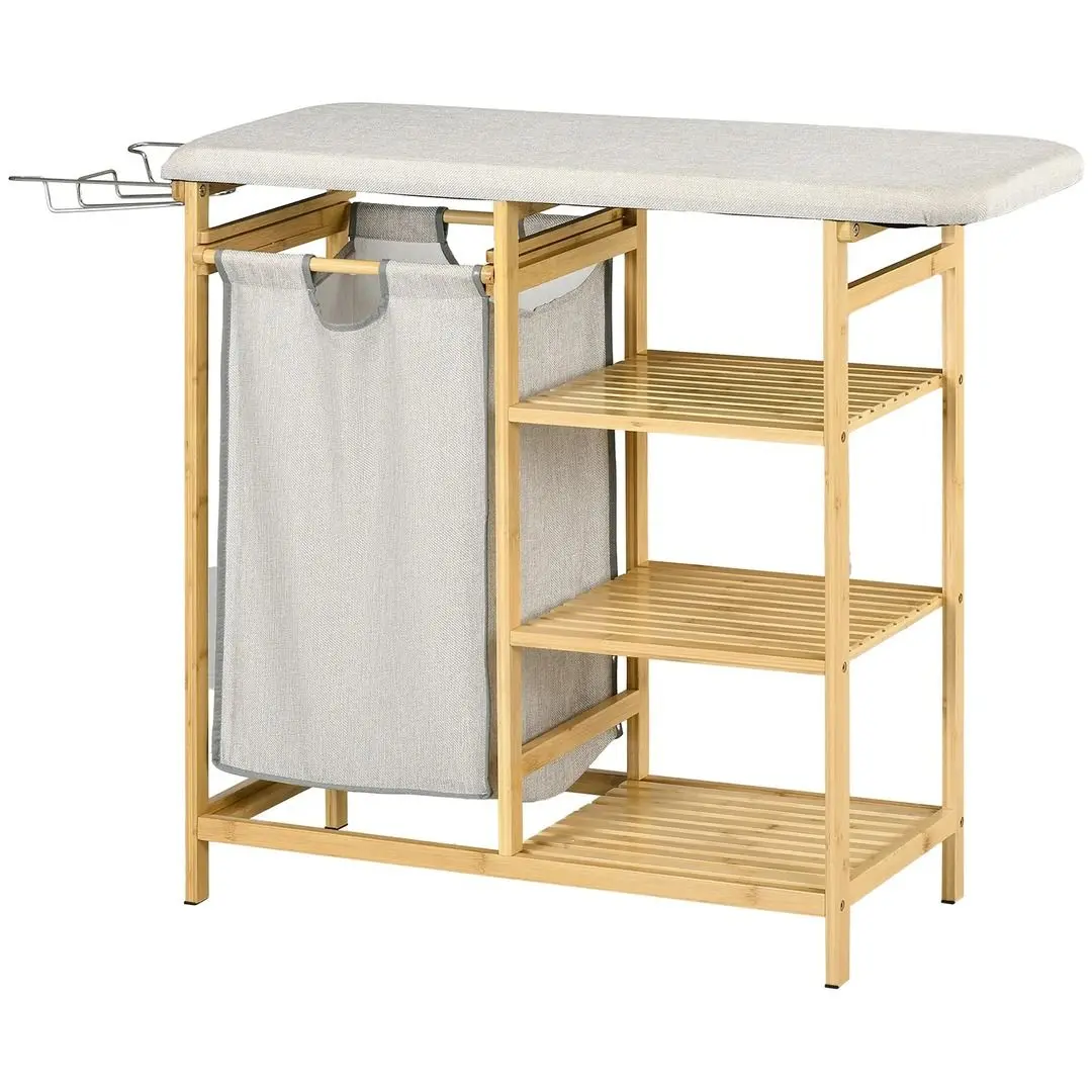 Masa de calcat Homcom 850-302V00ND 113x34x82 cm (Grey/Oak)