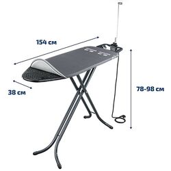 Гладильная доска Leifheit AirBoard M Black Plus 72484 (Anthracite) Thumb