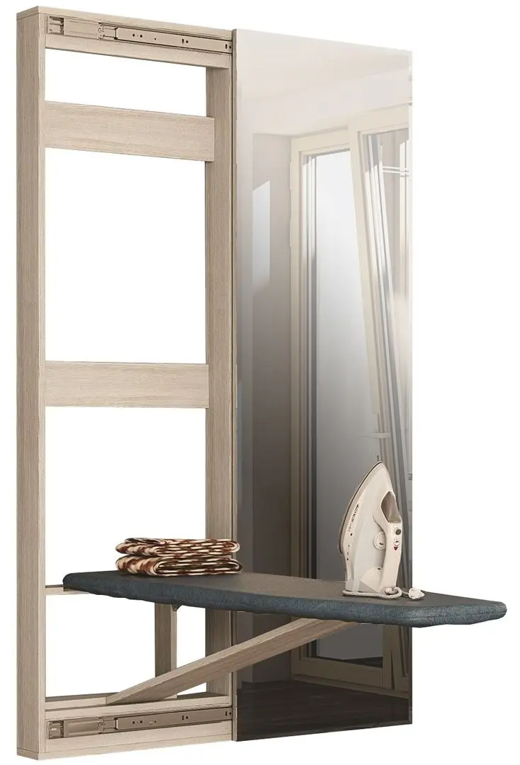 Masa de calcat cu oglinda Marcel Prod OGMSC-ROWE K001 (Natural)