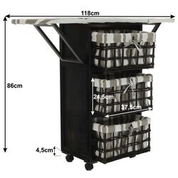 Masa de calcat Mobhaus Bond 2 (Dark Brown) Thumb