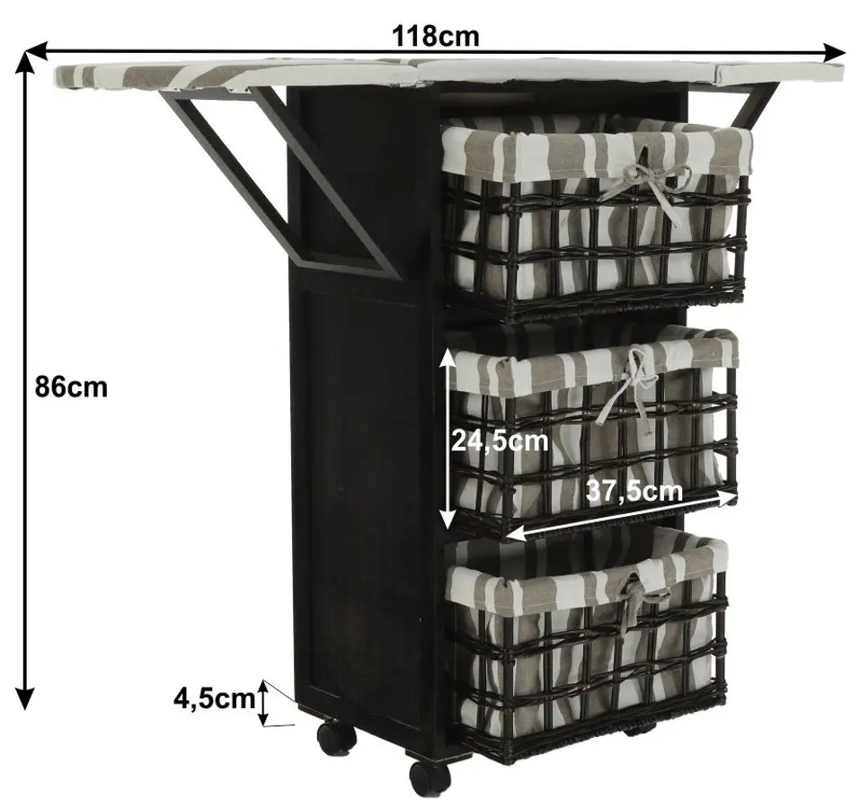 Masa de calcat Mobhaus Bond 2 (Dark Brown) - 13