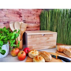 Хлебница Cook Line Basilico NEL5095 (White/Bamboo) Thumb