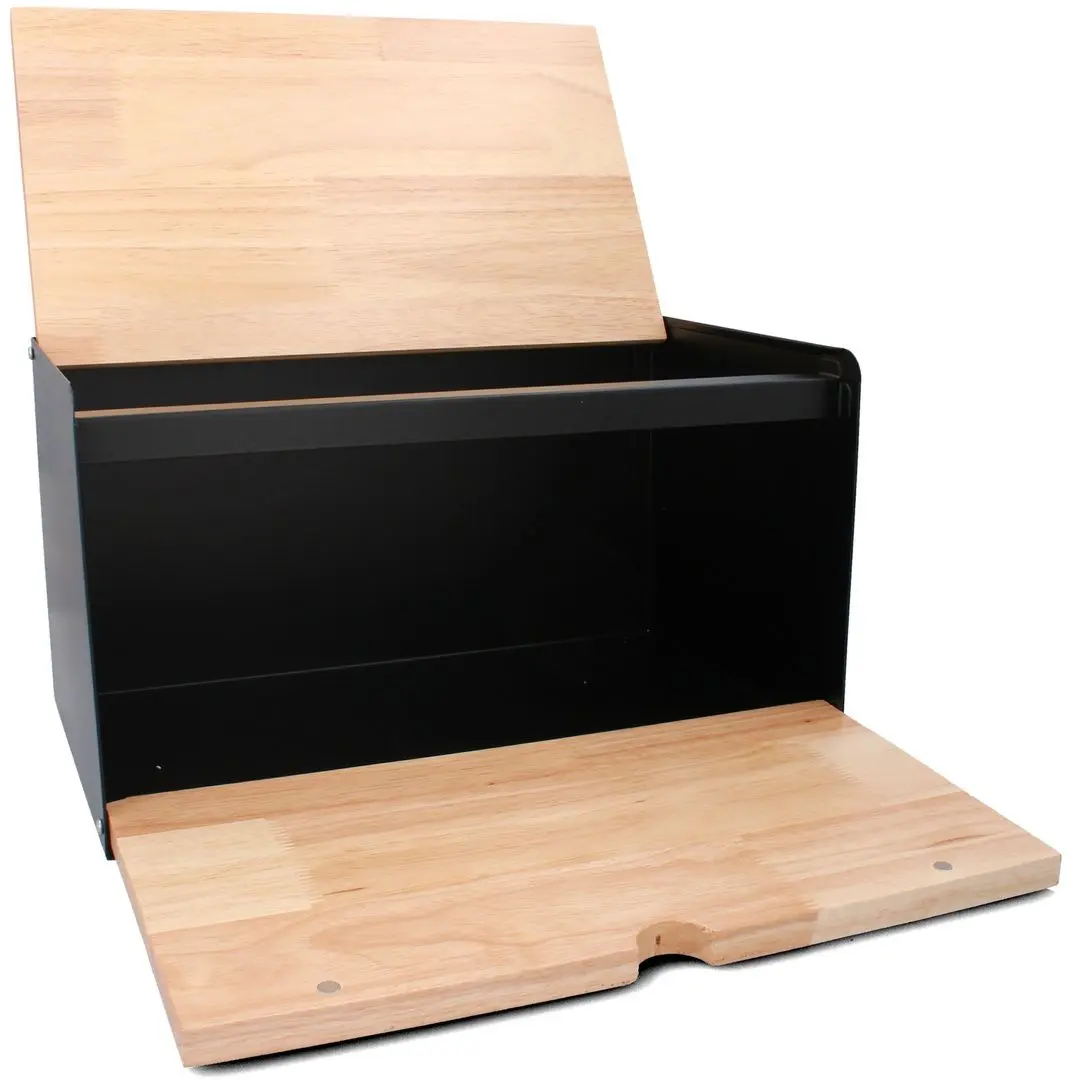 Хлебница Cook Line Basilico NEL5101 (Black/Bamboo)