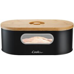 Хлебница Cook Line Enebro NEL1772 (Black Matt/Bamboo) Thumb