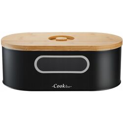 Хлебница Cook Line Enebro NEL1772 (Black Matt/Bamboo)