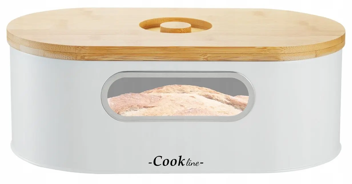Хлебница Cook Line Enebro NEL1789 (White/Bamboo)