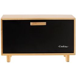 Хлебница Cook Line Timo NEL4959 (Black Matt/Bamboo) Thumb
