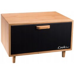 Хлебница Cook Line Timo NEL4959 (Black Matt/Bamboo)